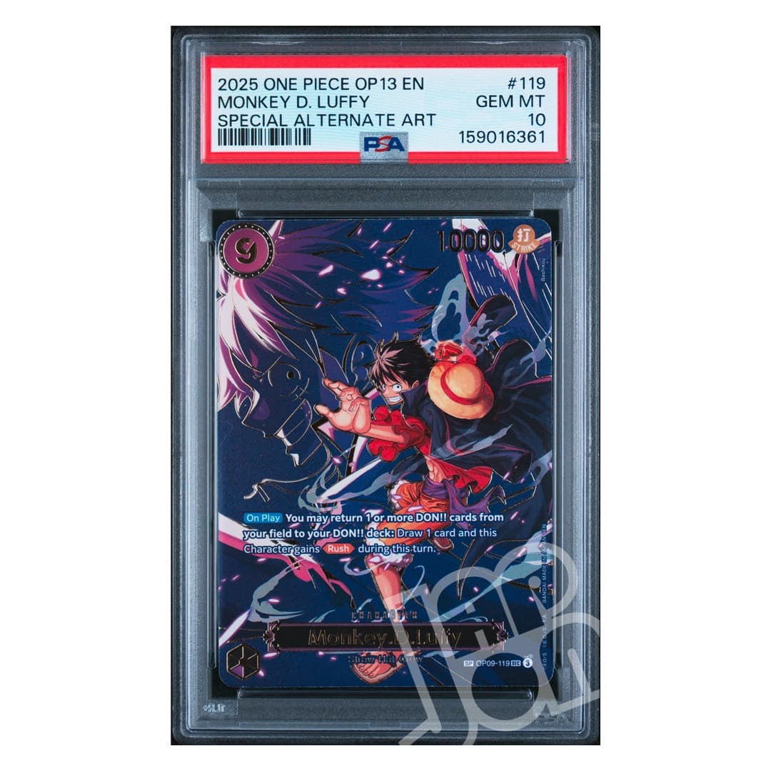 Immagine prodotto di: Monkey D. Luffy OP09-119 Special Alternate Art OP13 English – PSA 10